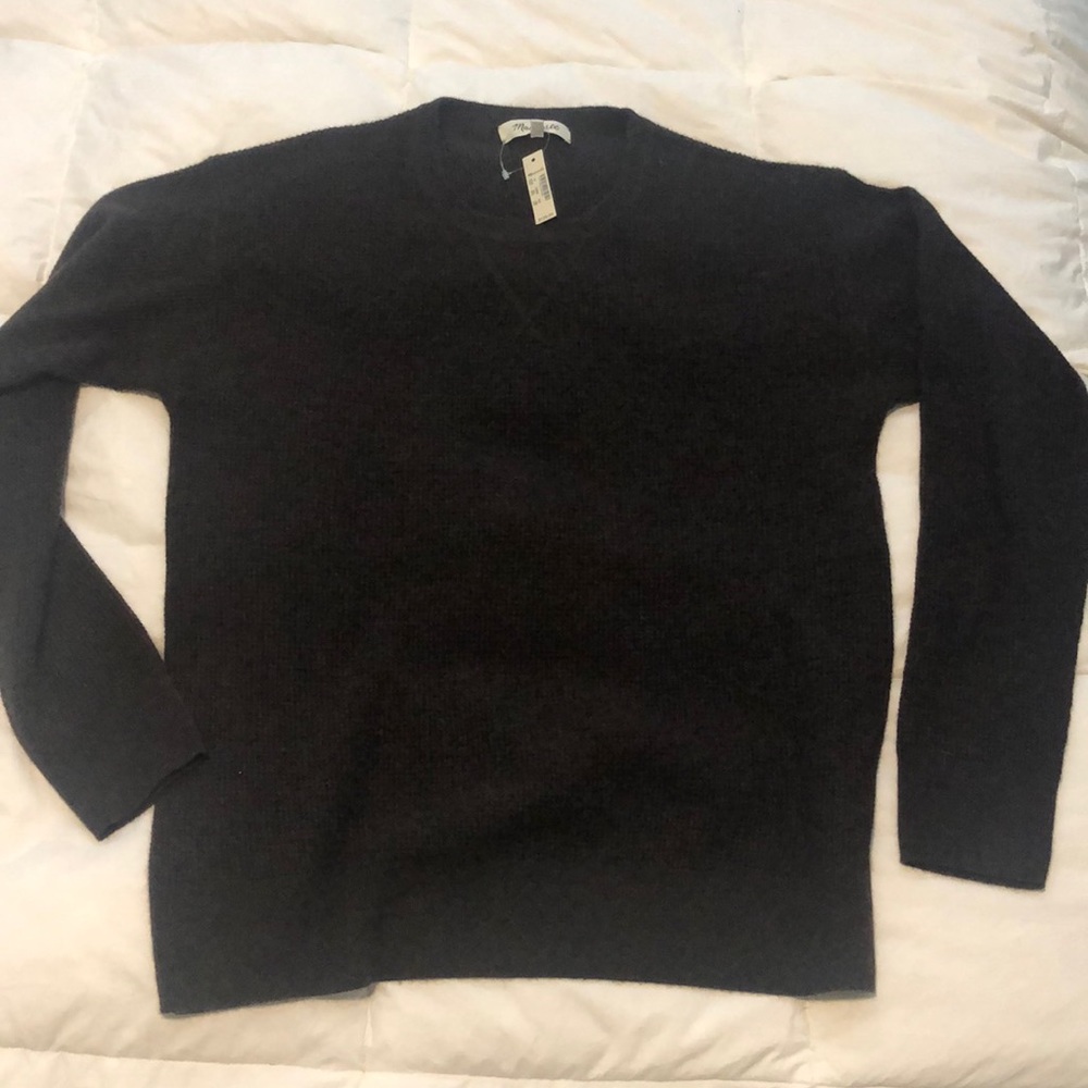 Mens Madewell 100% cashmere brown sweater. Never worn